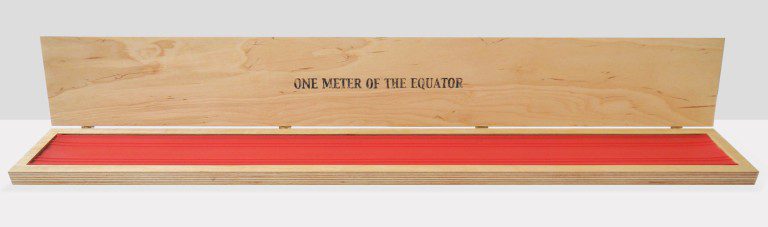 One Meter of the Equator (1 of a series of 40’076.000)